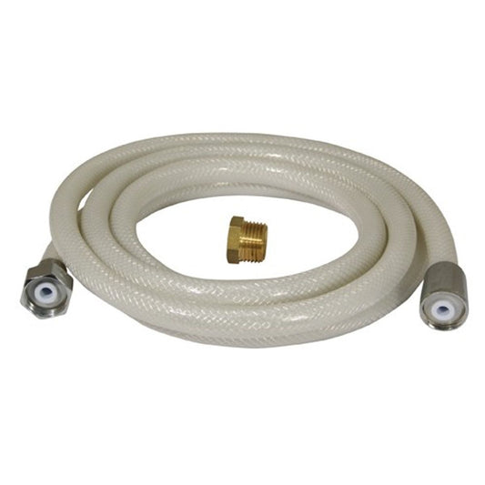 WHITE SHOWER HOSE 1/2inC-3/8inF 2.5M  9-67175