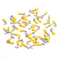 AMC Terminal Piggy Back Connector 6.3mm Yellow (50)
