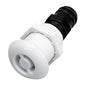 ROUND WHITE PLASTIC TANK VENT 25mm HOSE  9-97181