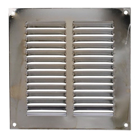 AG Return Air Grill Vent Chrome 6" x 6"