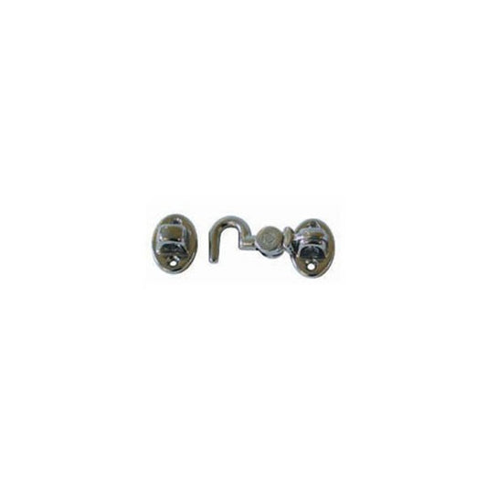 AG Silent Cabin Hook 4" Chromed Brass