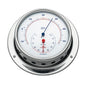 Barigo Thermometer & Hygrometer Stainless Steel 85mm Dial (110 x 32mm)