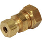 Unequal Straight Compression Coupling 10mm x 6mm  1-21590