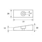 Zinc Engine Plate Anode Mercury 75hp - XR6