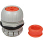 Scanstrut TBH-4 Nylon Through Bulkhead Cable Seal (White / 4 x 16mm)