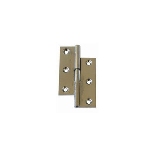AG Lift Off Hinge Chromed Brass Left Hand 3" x 1-5/8"