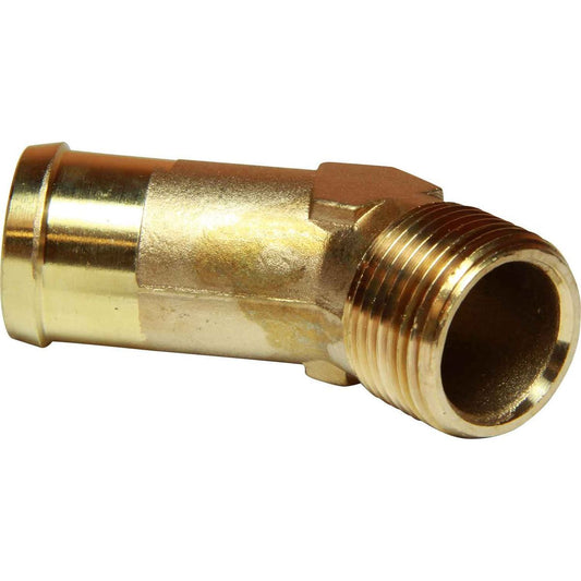 AG DZR 45 Degree Connector 3/4" BSP - 1" Hose  1-76812