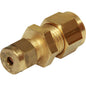 Unequal Straight Compression Coupling 1/4in x 1/8in  1-12065