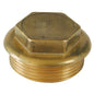 BRASS FLANGED PLUG 2in BSP PARALLEL  1-74386