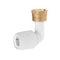 Hepworth HD27 Hep2o 15mm x 1/2in BSP Bent Tap Connector White  HD27/15