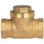SWING CHECK VALVE DZR BRASS 1in BSP F/F  1-17353