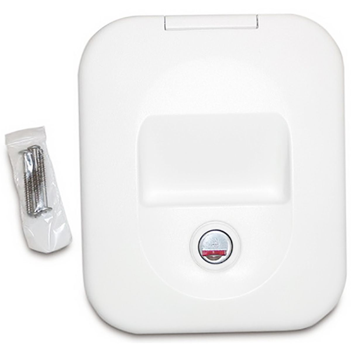 Thetford Waterfill Door with Lock White (158mm x 134mm)  TP-084