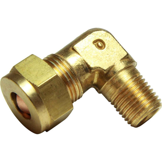 Male Stud Elbow Coupling 3/8in Tube x 1/4in BSPT  1-18560