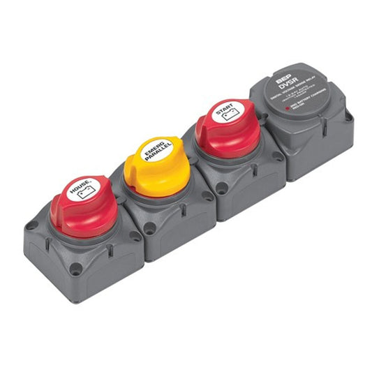BEP Battery Distribution Cluster 2 Batteries Horizontal with DVSR