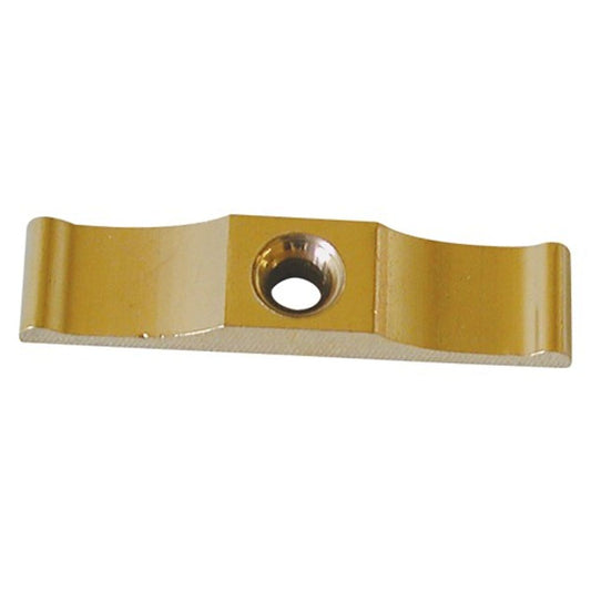AG Button Polished Brass 2"