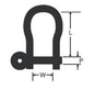 RWO Stainless Steel Twist Shackle Bar 6mm Pin