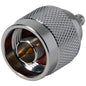 Scout N-Male Crimp Connector for RG-58 Coaxial Cable