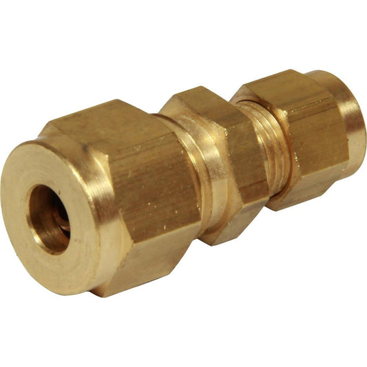 Unequal Straight Compression Coupling 1/4in x 3/16in  1-12080