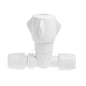 Hepworth HX36 Hep2o 15mm Inline Plastic Cold Water Stop Cock White  HX36/15