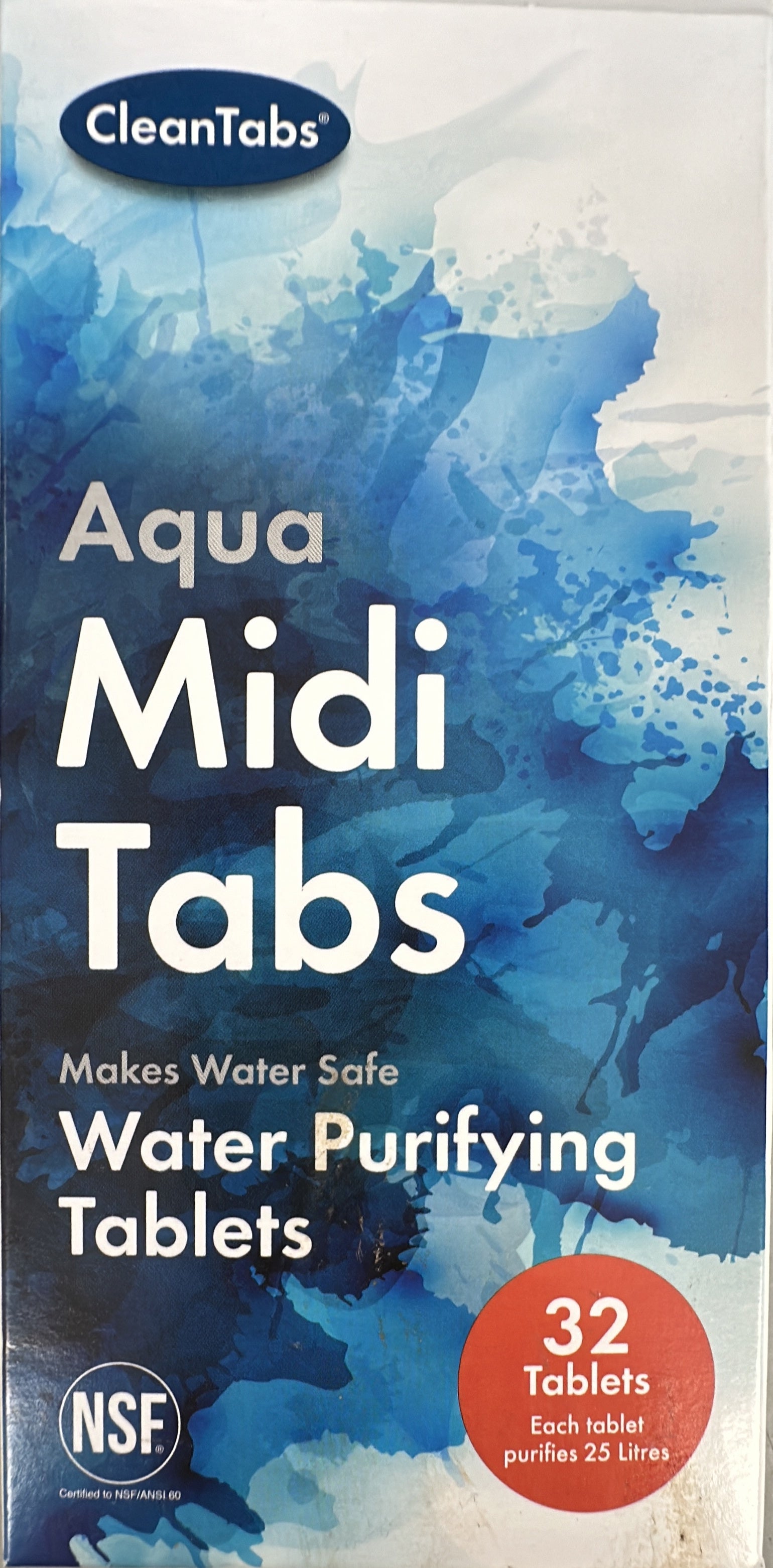Clean Tabs Aqua Midi Tabs (32 Tablets) WF-022 – MEC