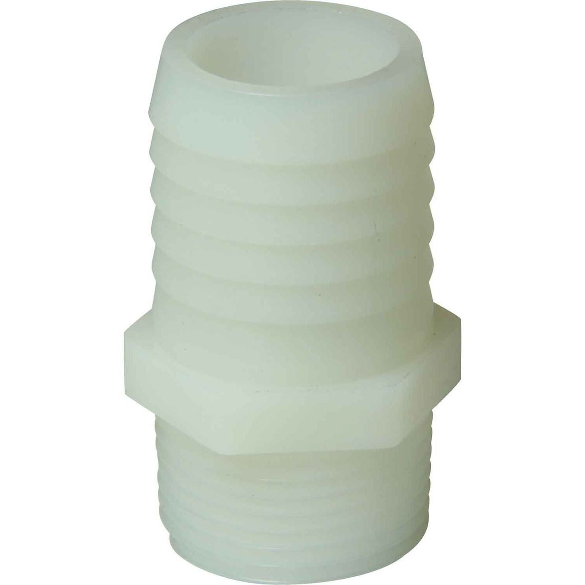 PLASTIC CONNECTOR 3/4in NPT-1in HOSE  3-95023