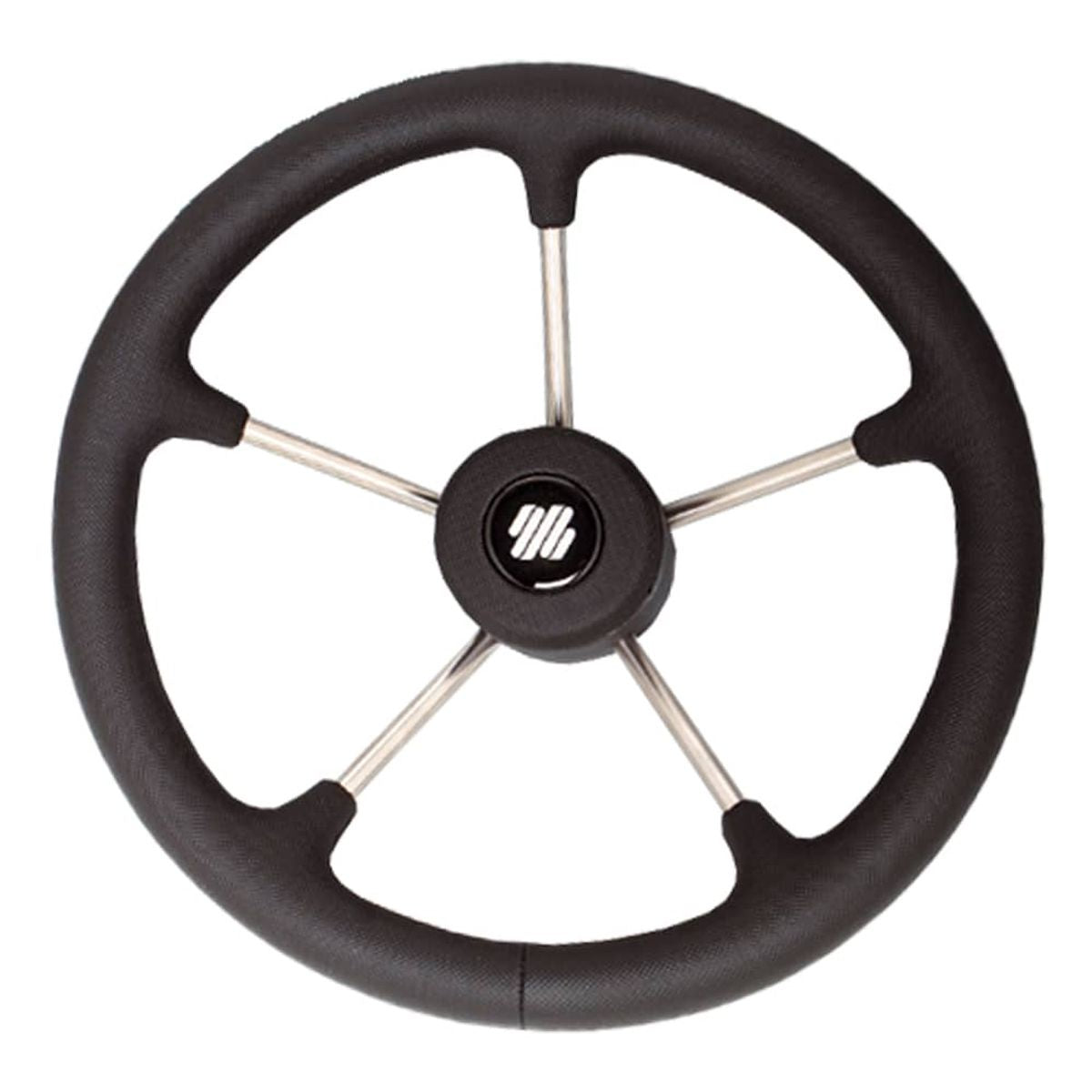 Ultraflex Steering Wheel (350mm / Black Grip & Hub)