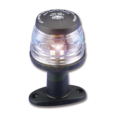 Trem All Round White Nav Light with Pedestal Black