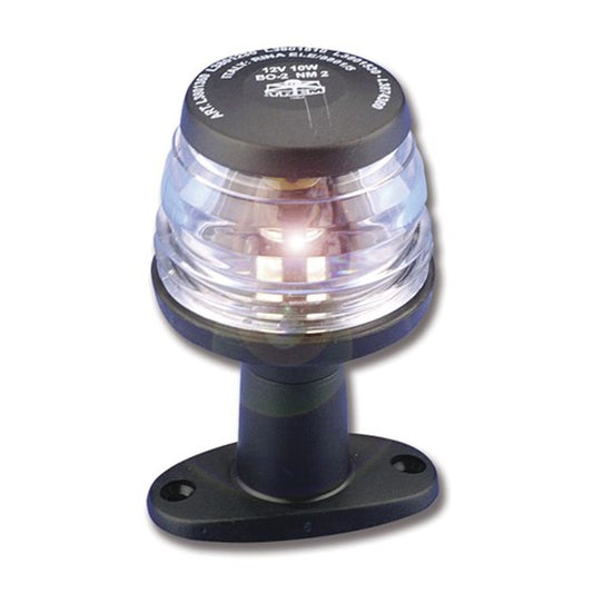 Trem All Round White Nav Light with Pedestal Black