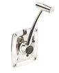 Single lever remote control, side mounting, with stainless steel(AISI 316) handle, housing and T-bar  SISCOG