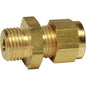 AG Brass Male Stud Coupling 1/4" x 1/4" BSP  1-13080