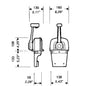 Ultraflex B65 Single Lever Top Mount Control Chrome (Inboard)