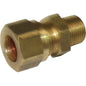 Male Taper Stud Coupling 15mm Tube x 3/8in BSPT  1-25345