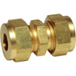 AG Brass Straight Coupling 3/8" x 3/8"  1-12150