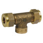 Tee Coupling 1/4in Tube  x 1/4in Tube x 1/4in BSPF  1-18755