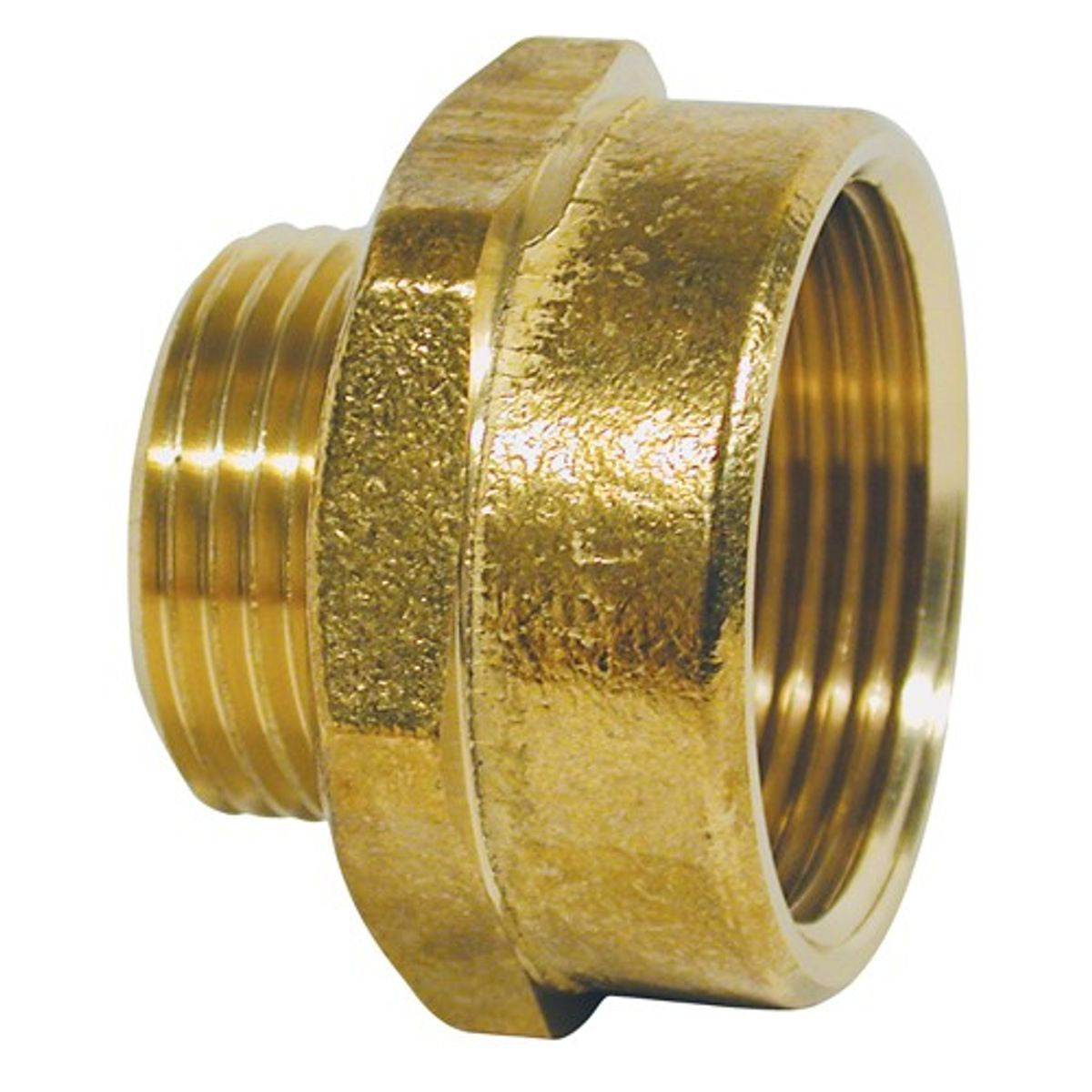 DZR HEX NIPPLE 1inFEMALE x 1/2inMALE  1-76931