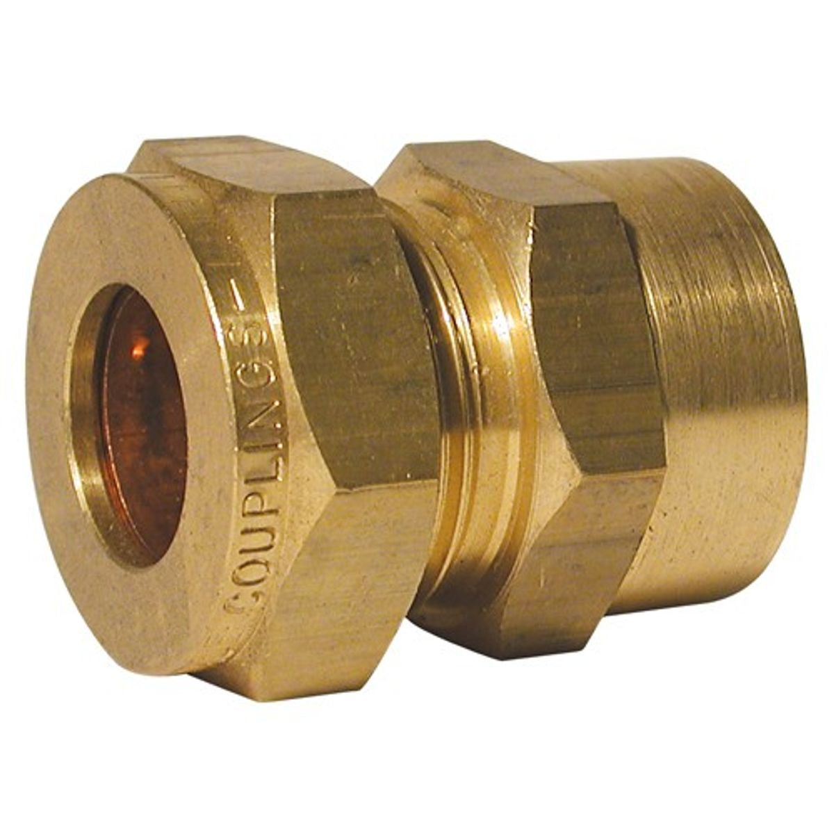 Female Parallel Stud Coupling 5mm Tube x 1/4in BSP  1-22416