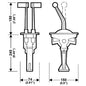 Ultraflex Two Straight Lever Control for Throttle and Gear