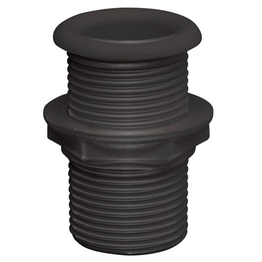 CAN DRAIN SOCKET 25mm DIA X 62mm LG BLACK PLASTIC  6-22921
