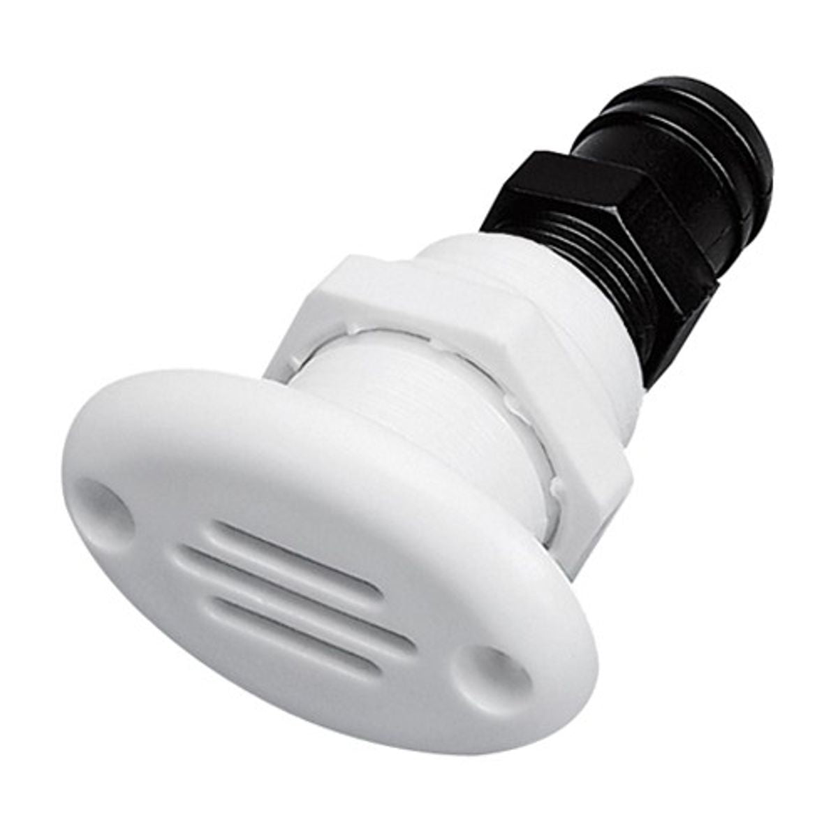 OVAL WHITE PLASTIC TANK VENT 25mm HOSE  9-97182
