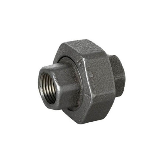 BLACK IRON FEMALE UNION 1 1/2inBSP GALV  N-01175G