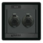 Blue Sea 360 Panel 12V DC Twin Socket 15A