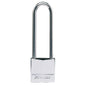 Masterlock Padlock Nickel Brass 30mm SS Long Shackle