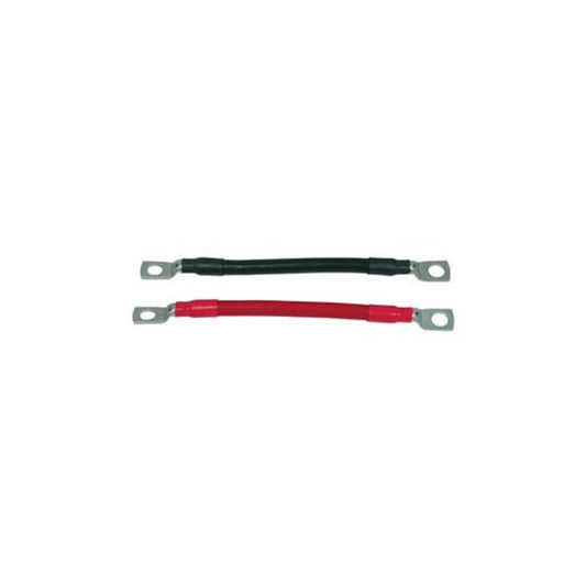 AMC Flexi Tinned Battery Leads 50mm2 x 190mm Pair Retail Packaged