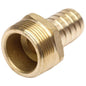 DZR CONNECTOR 1 1/4inBSPT - 1in HOSE  1-76038