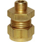Male Parallel Stud Coupling 1/2in Tube x 1/4in BSP  1-13180