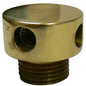 ROUND POLISHED BRASS TANK VENT 1/2inBSP  2-74509