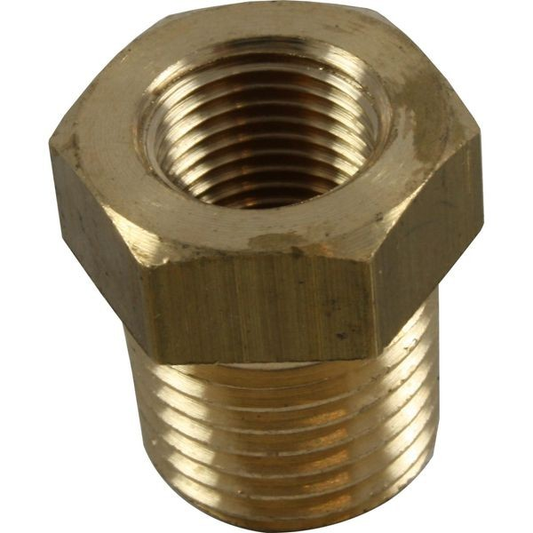Maestrini Brass Reducing Bush (1/4" BSPT Male to 1/8" BSP Female)