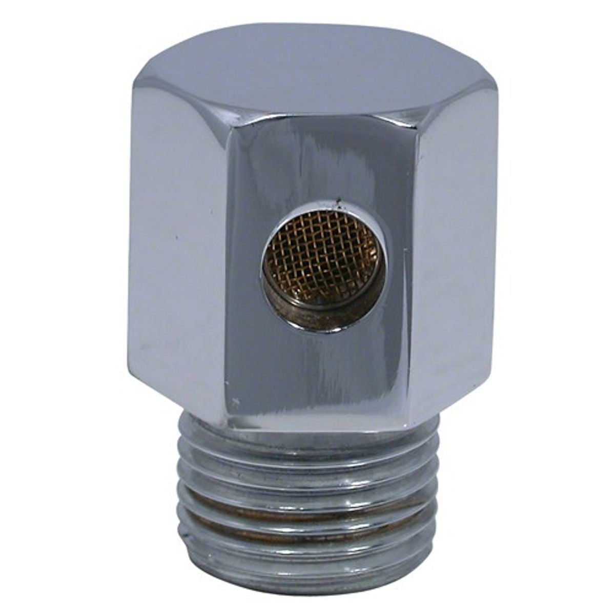 CHROMED BRASS HEX TANK VENT 1/2inBSP  2-74508C