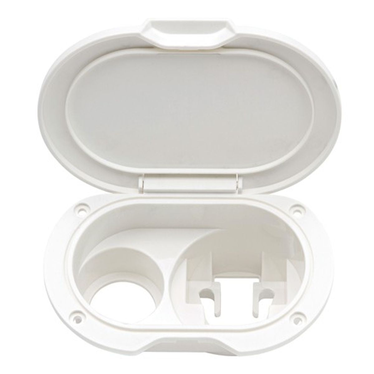 PLASTIC HOUSING ONLY FOR SHOWER & MIXER TAP WHT  9-67221