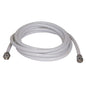 SHOWER HOSE 1/2inC X 1/2inF 5M WHITE  9-67218